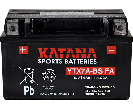 YTX12-BS FA - Maintenance Free AGM Motorcycle & Powersport batteries